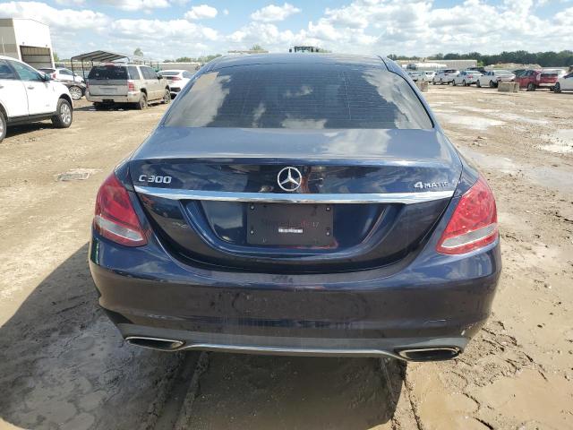 55SWF4KB7FU078041 - 2015 MERCEDES-BENZ C 300 4MATIC BLACK photo 6