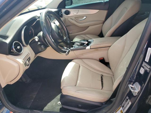 55SWF4KB7FU078041 - 2015 MERCEDES-BENZ C 300 4MATIC BLACK photo 7