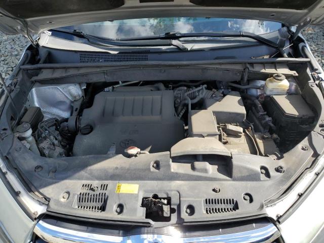 5TDJKRFH6FS204940 - 2015 TOYOTA HIGHLANDER XLE SILVER photo 12