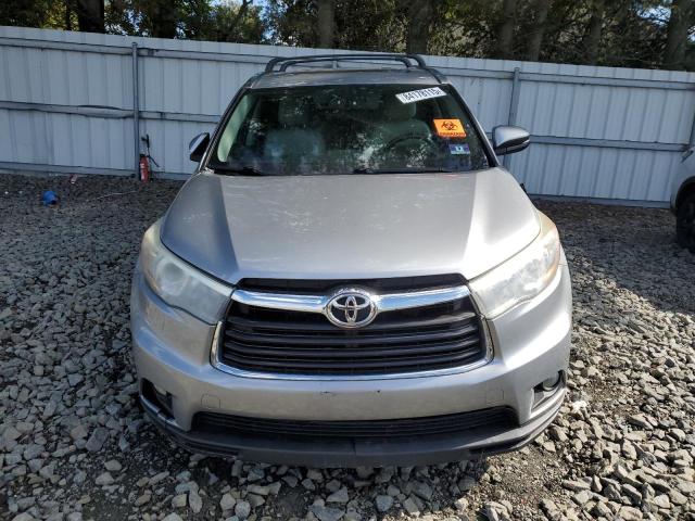 5TDJKRFH6FS204940 - 2015 TOYOTA HIGHLANDER XLE SILVER photo 5