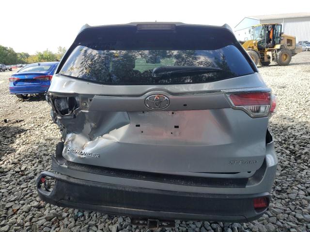 5TDJKRFH6FS204940 - 2015 TOYOTA HIGHLANDER XLE SILVER photo 6
