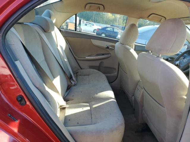 2T1BU4EE7AC260685 - 2010 TOYOTA COROLLA BASE RED photo 10