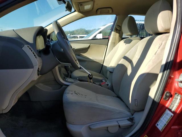 2T1BU4EE7AC260685 - 2010 TOYOTA COROLLA BASE RED photo 7