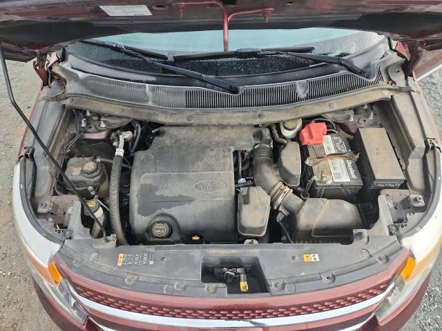 1FM5K8F88FGC51047 - 2015 FORD EXPLORER LIMITED BROWN photo 12