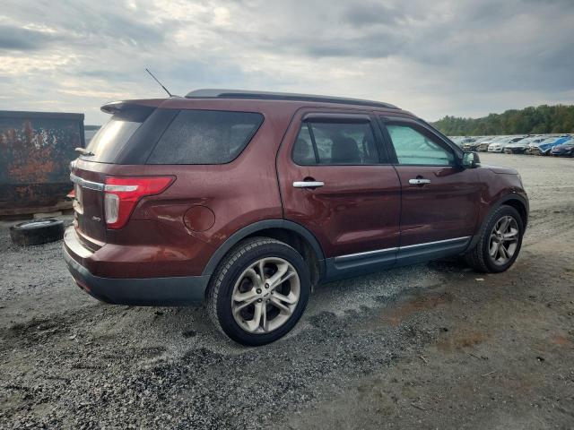 1FM5K8F88FGC51047 - 2015 FORD EXPLORER LIMITED BROWN photo 3