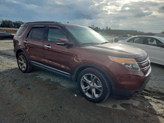 1FM5K8F88FGC51047 - 2015 FORD EXPLORER LIMITED BROWN photo 4