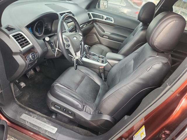 1FM5K8F88FGC51047 - 2015 FORD EXPLORER LIMITED BROWN photo 7