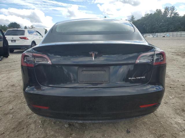 5YJ3E1EB8NF106882 - 2022 TESLA MODEL 3 BLACK photo 6