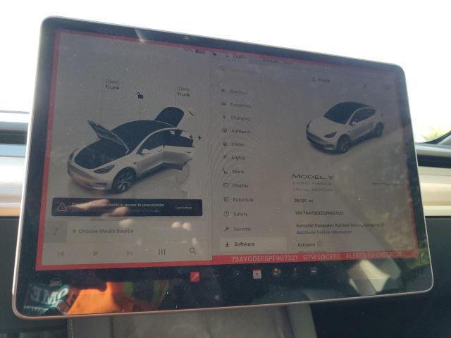 7SAYGDEE5PF907321 - 2023 TESLA MODEL Y 白色 照片 9