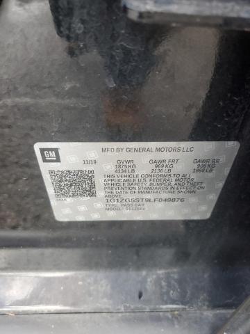 1G1ZG5ST9LF049876 - 2020 CHEVROLET MALIBU RS BLACK photo 12