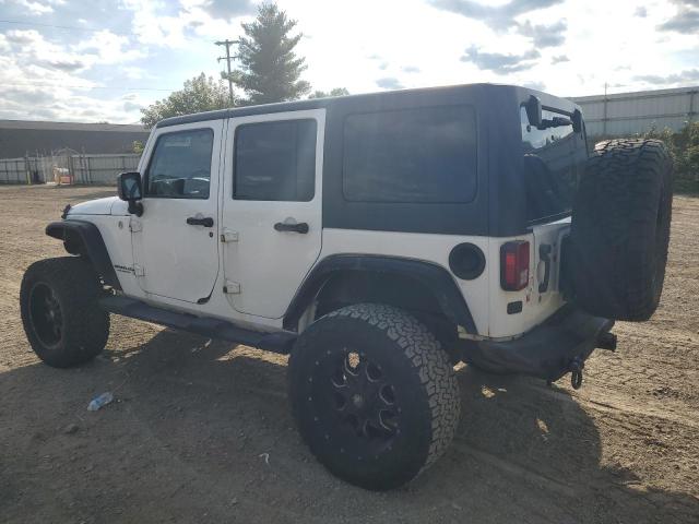 1C4BJWEG6DL590191 - 2013 JEEP WRANGLER U SAHARA WHITE photo 2