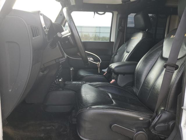 1C4BJWEG6DL590191 - 2013 JEEP WRANGLER U SAHARA WHITE photo 7