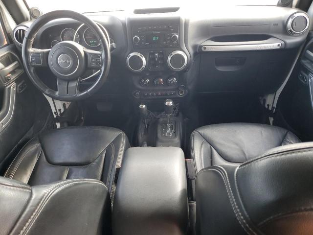 1C4BJWEG6DL590191 - 2013 JEEP WRANGLER U SAHARA WHITE photo 8