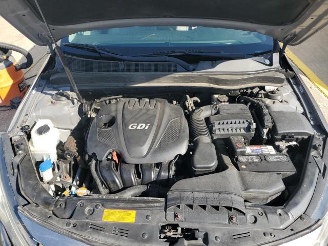 5XXGN4A75CG084886 - 2012 KIA OPTIMA EX GRAY photo 11