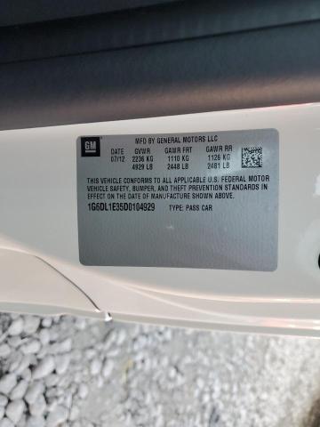 1G6DL1E35D0104929 - 2013 CADILLAC CTS PERFORMANCE COLLECTION Ақ фото 12