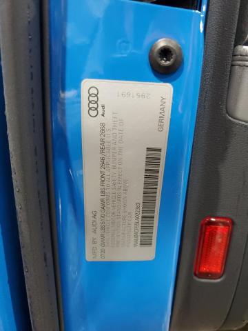 WAUB4CF55LA022363 - 2020 AUDI S5 PRESTIGE BLUE photo 12