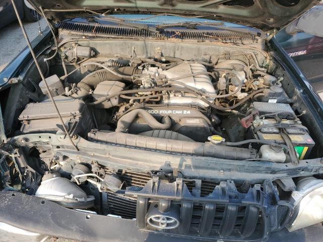 5TESN92N31Z720627 - 2001 TOYOTA TACOMA XTRACAB PRERUNNER Зелений фото 11
