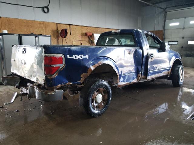 1FTVF14V69KA27706 - 2009 FORD F150 BLUE photo 3