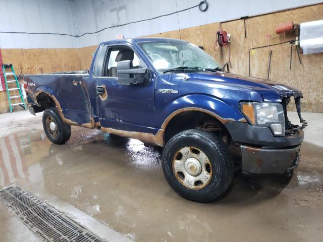 1FTVF14V69KA27706 - 2009 FORD F150 BLUE photo 4