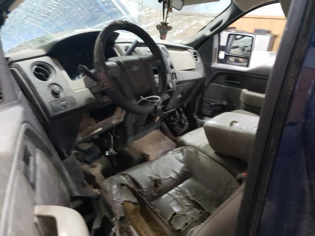 1FTVF14V69KA27706 - 2009 FORD F150 BLUE photo 8