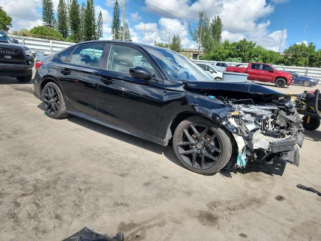 2HGFE2F56NH517107 - 2022 HONDA CIVIC SPORT Schwarz Foto 4