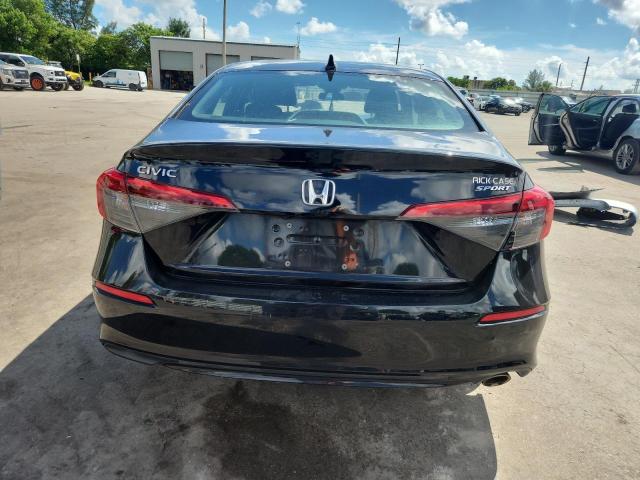 2HGFE2F56NH517107 - 2022 HONDA CIVIC SPORT Schwarz Foto 6