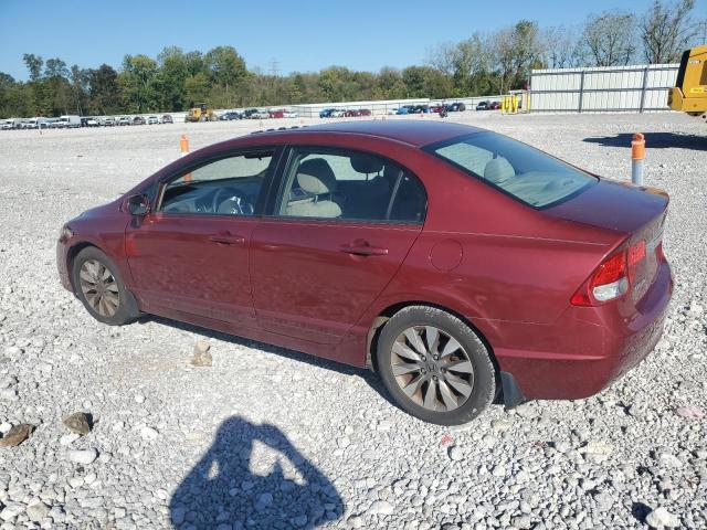 2HGFA1F82AH533203 - 2010 HONDA CIVIC EX RED photo 2