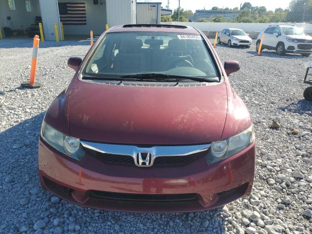 2HGFA1F82AH533203 - 2010 HONDA CIVIC EX RED photo 5