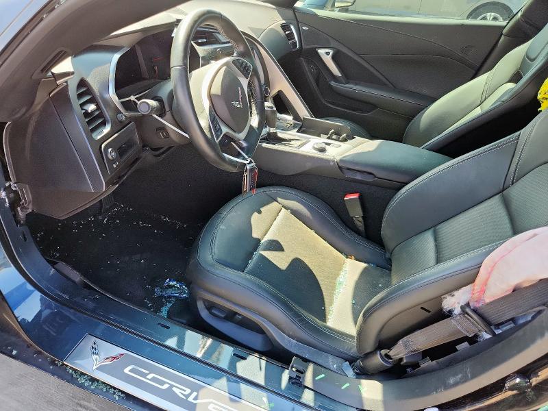 1G1YB2D76K5120061 - 2019 CHEVROLET CORVETTE STINGRAY 1LT GRAY photo 7