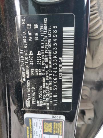 5XXGT4L33KG354986 - 2019 KIA OPTIMA LX 黑色 照片 13