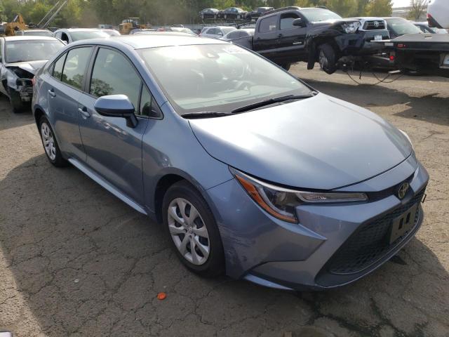 JTDEPRAE6LJ069127 - 2020 TOYOTA COROLLA LE BLUE photo 4