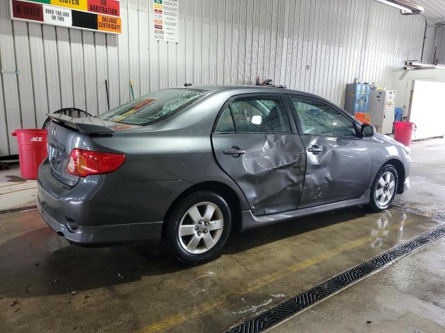 2T1BU4EE0AC415531 - 2010 TOYOTA COROLLA BASE GRAY photo 3