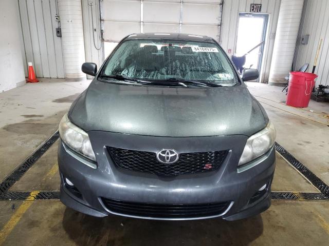 2T1BU4EE0AC415531 - 2010 TOYOTA COROLLA BASE GRAY photo 5