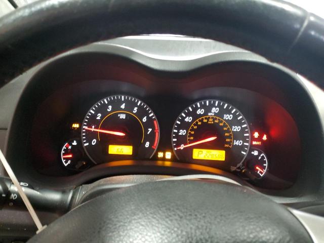 2T1BU4EE0AC415531 - 2010 TOYOTA COROLLA BASE GRAY photo 9