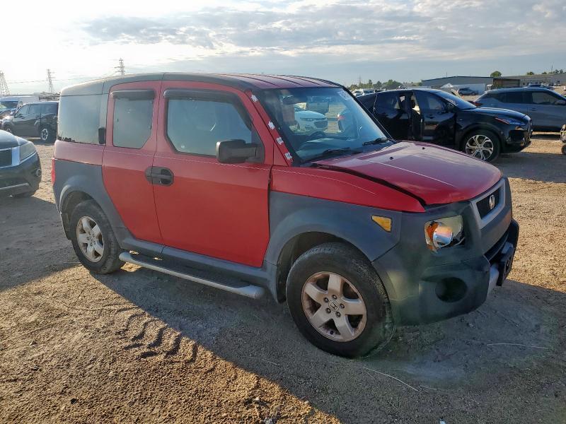 5J6YH186X5L017723 - 2005 HONDA ELEMENT EX RED photo 4