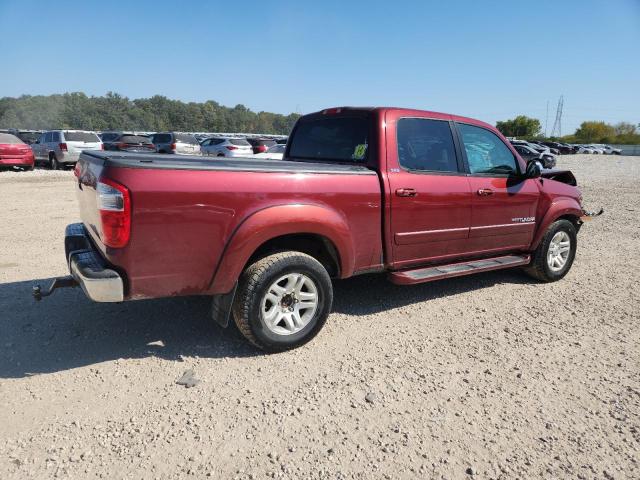 5TBDT44155S485123 - 2005 TOYOTA TUNDRA DOUBLE CAB SR5 RED photo 3