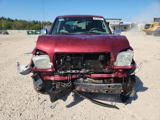 5TBDT44155S485123 - 2005 TOYOTA TUNDRA DOUBLE CAB SR5 RED photo 5