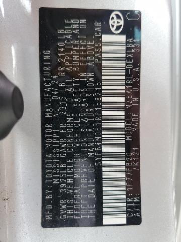 5YFB4MDE1RP158215 - 2024 TOYOTA COROLLA LE 银色 照片 13