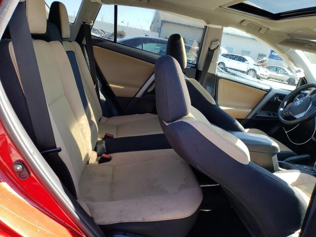 2T3WFREV9HW348422 - 2017 TOYOTA RAV4 XLE წითელი ფოტო 11