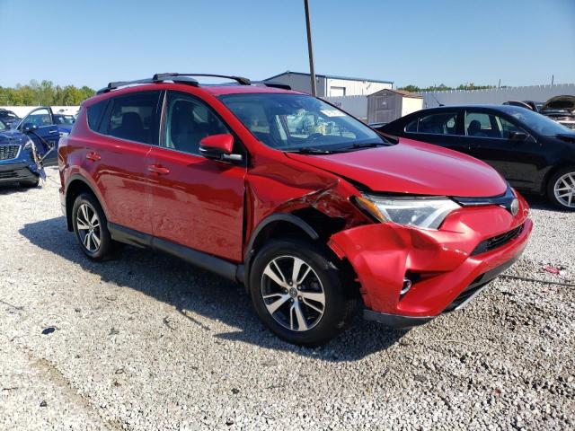 2T3WFREV9HW348422 - 2017 TOYOTA RAV4 XLE წითელი ფოტო 4