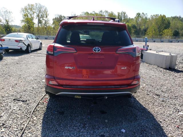 2T3WFREV9HW348422 - 2017 TOYOTA RAV4 XLE წითელი ფოტო 6