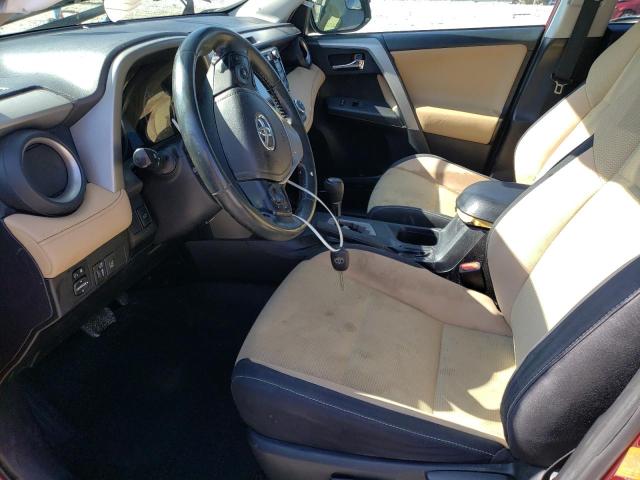 2T3WFREV9HW348422 - 2017 TOYOTA RAV4 XLE წითელი ფოტო 7