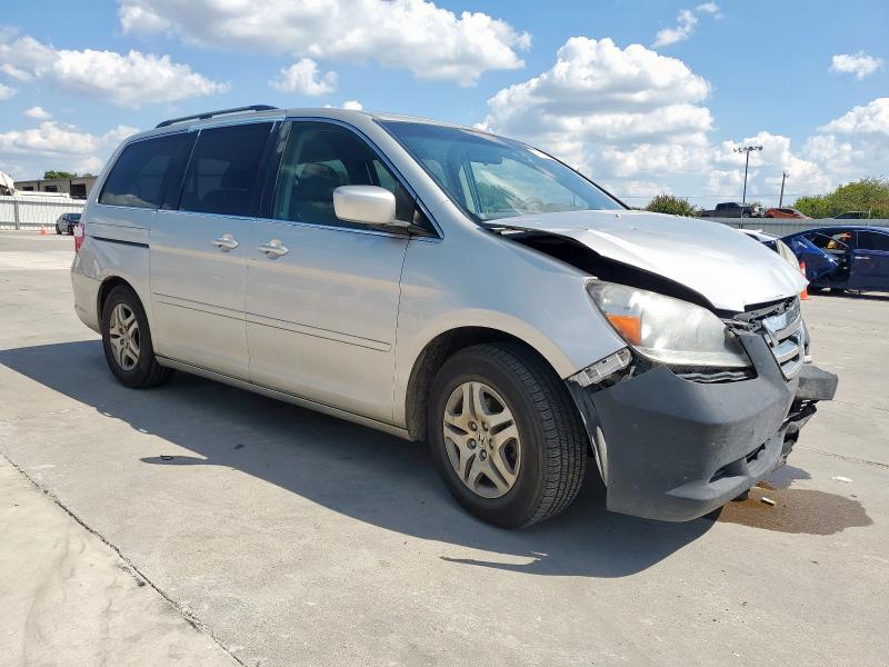 5FNRL38445B423518 - 2005 HONDA ODYSSEY EX GRAY photo 4