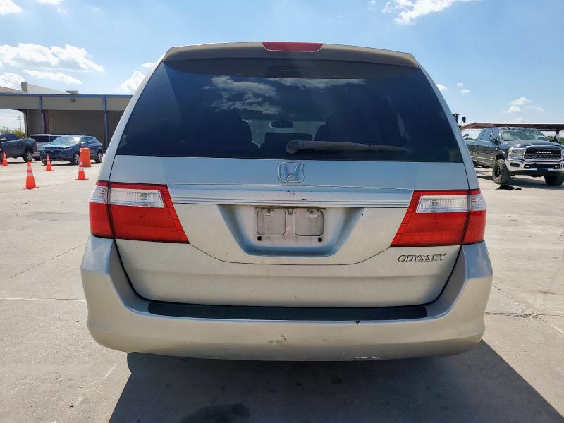 5FNRL38445B423518 - 2005 HONDA ODYSSEY EX GRAY photo 6