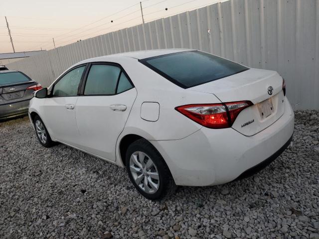 5YFBURHE6GP507101 - 2016 TOYOTA COROLLA L WHITE photo 2
