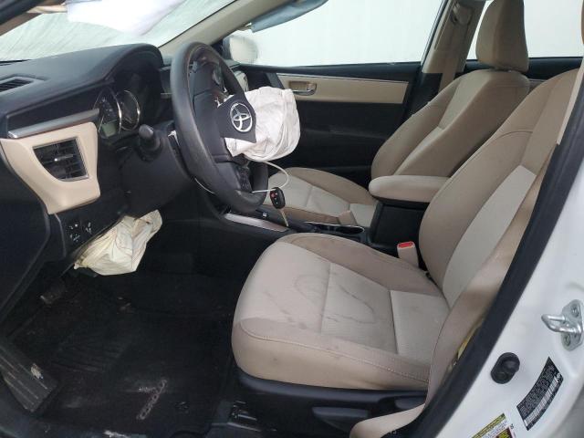 5YFBURHE6GP507101 - 2016 TOYOTA COROLLA L WHITE photo 7