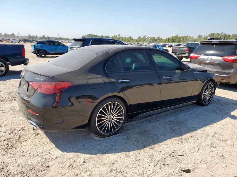 W1KAF4HB8RR155751 - 2024 MERCEDES-BENZ C 300 4MATIC BLACK photo 3