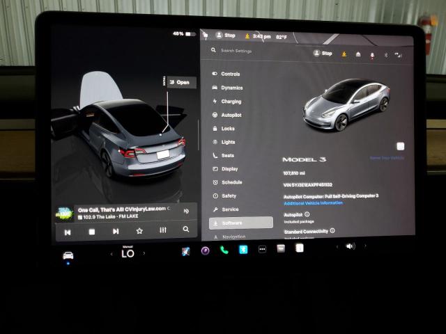 5YJ3E1EAXPF451132 - 2023 TESLA MODEL 3 Gris foto 9