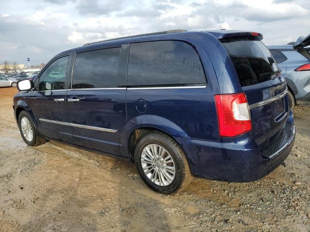 2C4RC1CGXFR583219 - 2015 CHRYSLER TOWN & COU TOURING L BLUE photo 2