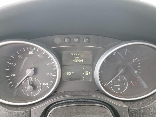 4JGBB8GB0BA663814 - 2011 MERCEDES-BENZ ML 350 4MATIC SILVER photo 9